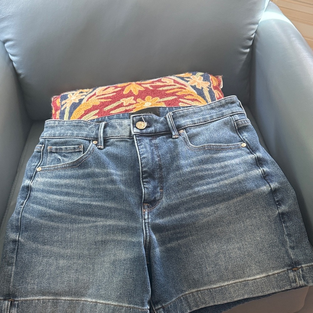 White House Black Market High Waist Denim Shorts